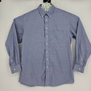 Roundtree Yorke Shirt Mens 16.5 35 Gold Label Non Iron Fitted Button Down FLAWS